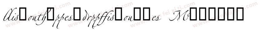 LinotypeZapfinoOne M字体转换